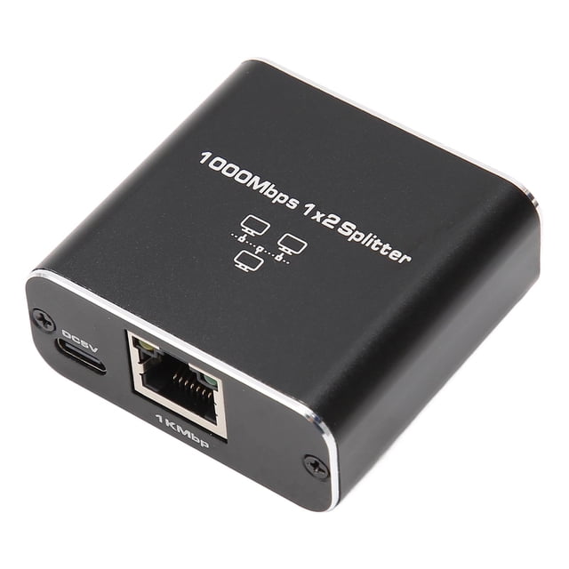 Divisor de red RJ45 divisor de cable Ethernet de 10/100/1000 Mbps dos dispositivos comparten 1 a 2 con indicador LED para enrutador ANGGREK Otros