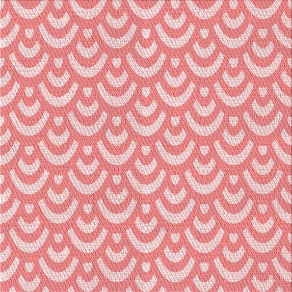 Ahgly Company Indoor Square Patterned Baby Pink Area Rugs, 8' Square