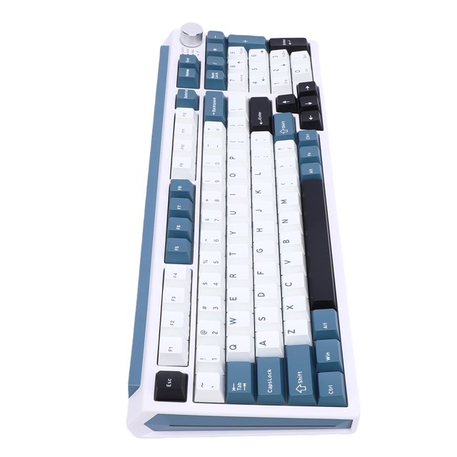 Mechanical Keyboard, Wireless Gaming Keyboard, BT 2.4G USB C, 75% Layout Wireless Mechanical Keyboard with 98 Keys, Hot Swap Gasket Mount RGB Backlit for Gaming, Typing