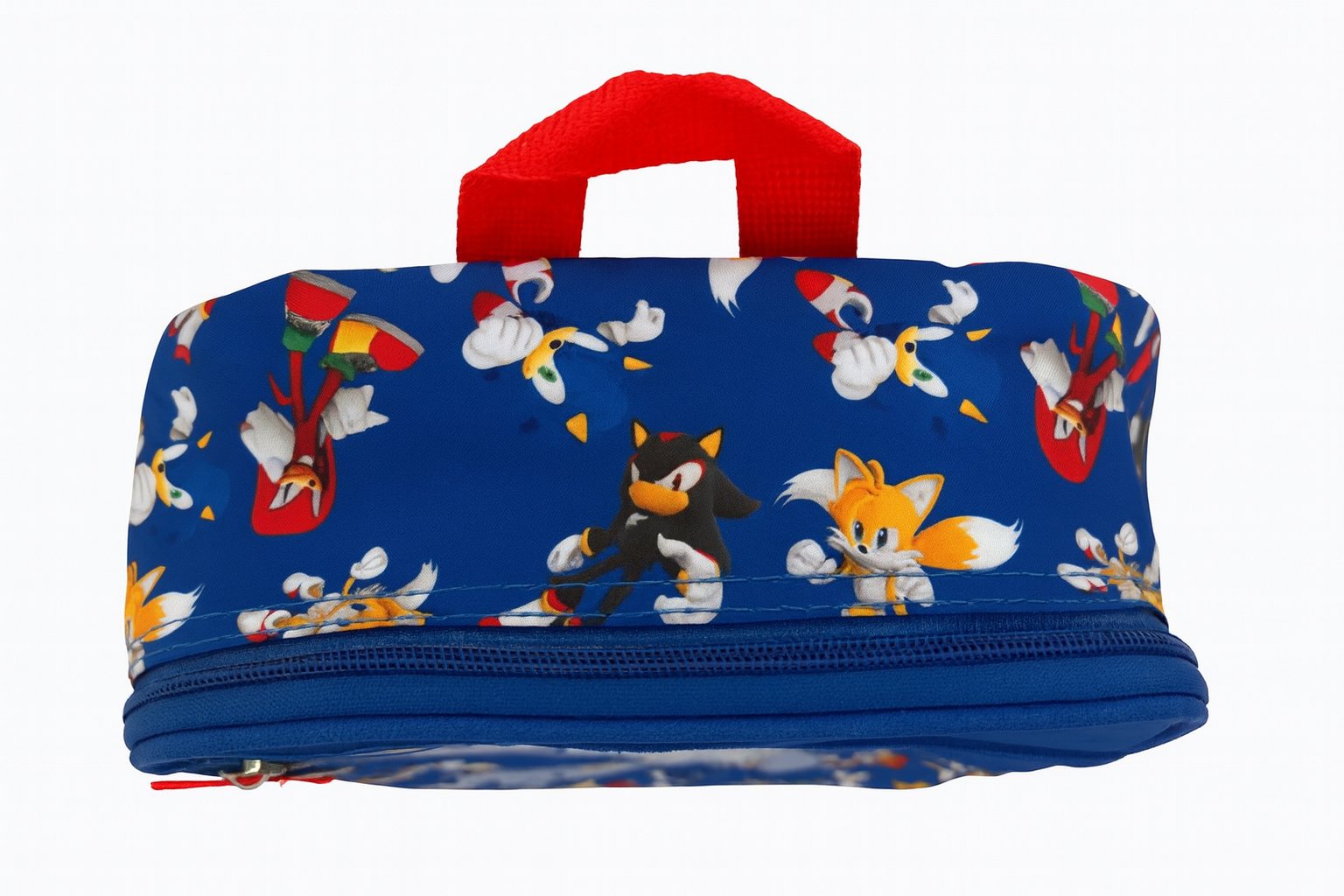 Sonic the Hedgehog Kids Luggage and Backpack Set - 18" Luggage Suitcase With Wheels, 13.75" Backpack