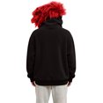 thumbnail image 3 of Kintue Big Mouth Monster Pullover Hoodies Unisex Flannel Hooded Sweatshirt, Plush Soft Cosplay Novelty Funny Halloween Costume Oversized Pajamas Fleece Outfits Gifts, 3 of 5