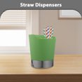 thumbnail image 2 of Dispensador de pajitas multifunción, soporte para utensilios, organizador de 3 compartimentos, cubo para palillos, soporte para cubiertos de encimera, accesorios para barra de cocina, 2 of 6