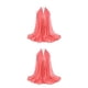 thumbnail image 3 of Qarigey Bufanda de empalme de bolas de lana Pañuelo de moda Silenciador ligero de algodón Tejido clásico para cuatro estaciones 9 Rojo sandía 9 Sandía Roja 2piezas Qarigey CBP352359, 3 of 4
