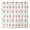 Ballet Princess Pattern-2, variant on Ballet Princess Pattern Square Fitted Tablecloth with Elastic Edge,Square Table Cover,Washable Elastic Table Cover for Home Kitchen Party Decor 36"x36"