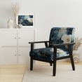 thumbnail image 2 of Designart "Liquid Ink Spiral II" Upholstered Abstract Accent Chair and Modern & Contemporary Arm Chair - Multiple Color & Pattern, 2 of 7