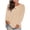 Khaki, variant on Sevevn Women's Fashion Solid Loose Long Sleeve T-shirt Pullover Tops Army Green L Early Access Deals
