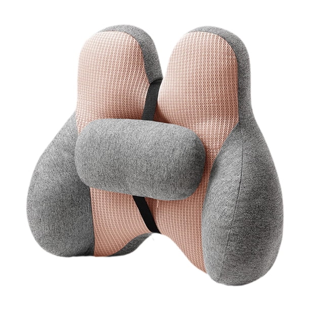 2 piezas de almohada de apoyo, almohada de cintura, cojín de apoyo práctico para silla para rosa