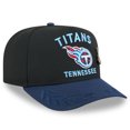 thumbnail image 3 of Men's New Era Black/Navy Tennessee Titans 2025 NFL Draft On Stage A-Frame 59FIFTY Fitted Hat, 3 of 5