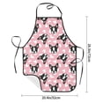 thumbnail image 2 of Pofeuu French Bulldog Print Aprons with Pockets, Cute Aprons for Kitchen, Cooking, Server, Barber, Chef Apron, 2 of 7