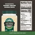 thumbnail image 6 of RiceSelect Sushi Rice, Premium Short Grain Rice for Sushi, Gluten-Free, Non-GMO, 2 lb Jar, 6 of 13