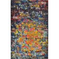 thumbnail image 1 of Unique Loom Tapis de Zone de Couleur Foncée Estrella 10' 6 x 16' 5 Rectangle Multi/bleu Marine, 1 of 2