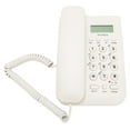 thumbnail image 4 of Corded Telephone, Pre Dial Minimalist Style Desk Phone  For Bank For Home For Hotel Black,White, 4 of 8