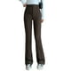 thumbnail image 1 of Pantalones de trabajo para mujer, pantalones de vestir elásticos con bolsillos, pantalones de pierna recta, 1 of 7