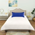 thumbnail image 6 of Haosy Satin Pillowcase for Hair and Skin Standard Cooling Silk Pillow Case with Envelope Closure Dark Blue 20"x26", 6 of 9