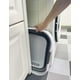 thumbnail image 4 of SAMMART Cesta plegable de plástico para la colada de 40 l (10,5 galones) con asas – Contenedor/organizador de almacenamiento plegable – Cesto para la colada portátil – Ahorro de espacio (1, blanco/gri, 4 of 5