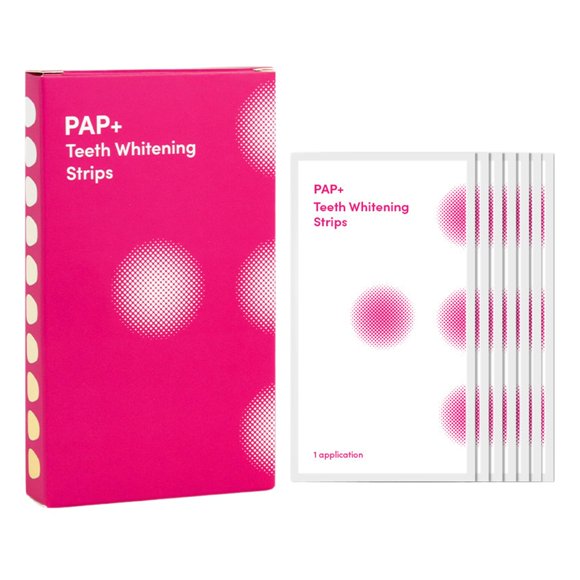 Tiras blanqueadoras de dientes portátiles fáciles de usar para viajes de negocios bodas PAPILLA