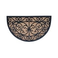 thumbnail image 1 of Home Décor Inc. Half Moon Coir Doormat – Durable, Natural Fiber, Anti-Skid Backing, 1 of 4