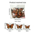 thumbnail image 3 of 12-Pack 3D Artificial Butterflies Decorative Accessories For Halloween Crafts Wall Displays Lifelike Textured Design With Intricate Details Versatile Reusable And Lightweight, 3 of 7