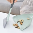 thumbnail image 6 of Small Broom and Dustpan Set Mini Handheld Plastic Dust Pan Broom Whisk Brush Dustpan for Cleaning Table Kitchen Cars Desktop Keyboard Sofa Counter Supplies (Blue), 6 of 9