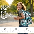 thumbnail image 2 of DISNIMO School Backpack for Boys, Soccer Ball Print 3pcs Kids Bookbag Set with Lunch Box Pencil Case, Lightweight Portable Backpack with Adjustable Strap, Back to School Gift, 2 of 7