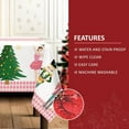 thumbnail image 2 of Christmas Nutcracker Tree Tablecloth Waterproof, Red Table Cloth Rectangle Stain Resistant, Washable Table Cover for Home Kitchen Dining Party Decoration (60×120 Inch), 2 of 6