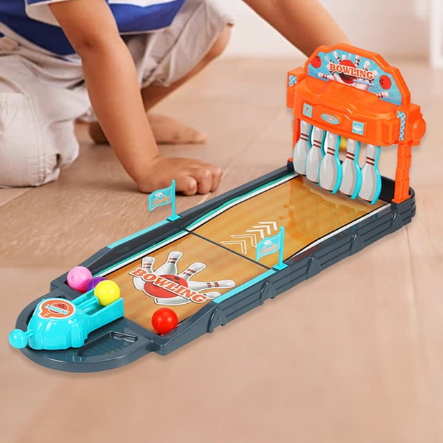 Juego de Bolos de Mesa en Miniatura, Juguete de Bolos de Escritorio, Juego de Escritorio Educativo Y Divertido para Fiestas, Regalos, Entretenimiento,