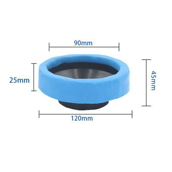 BCLONG Toilet Seal Ring Drain Pipe Donut Sealing Ring Tank Replacement Repair Kit