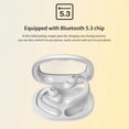 thumbnail image 6 of Bluetooth Earbuds, Hwkond 5.3 Bluetooth Open Ear Hanging Long Range Wearing Call Noise Reduction Non In Ear Wireless Bluetooth Earphones, White, Up to 60% Off, 6 of 9