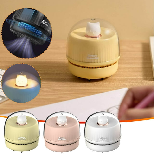Mini USB Desktop Vacuum Cleaner - Wireless, Portable Keyboard & Car Dust Cleaner with Type-C Charging