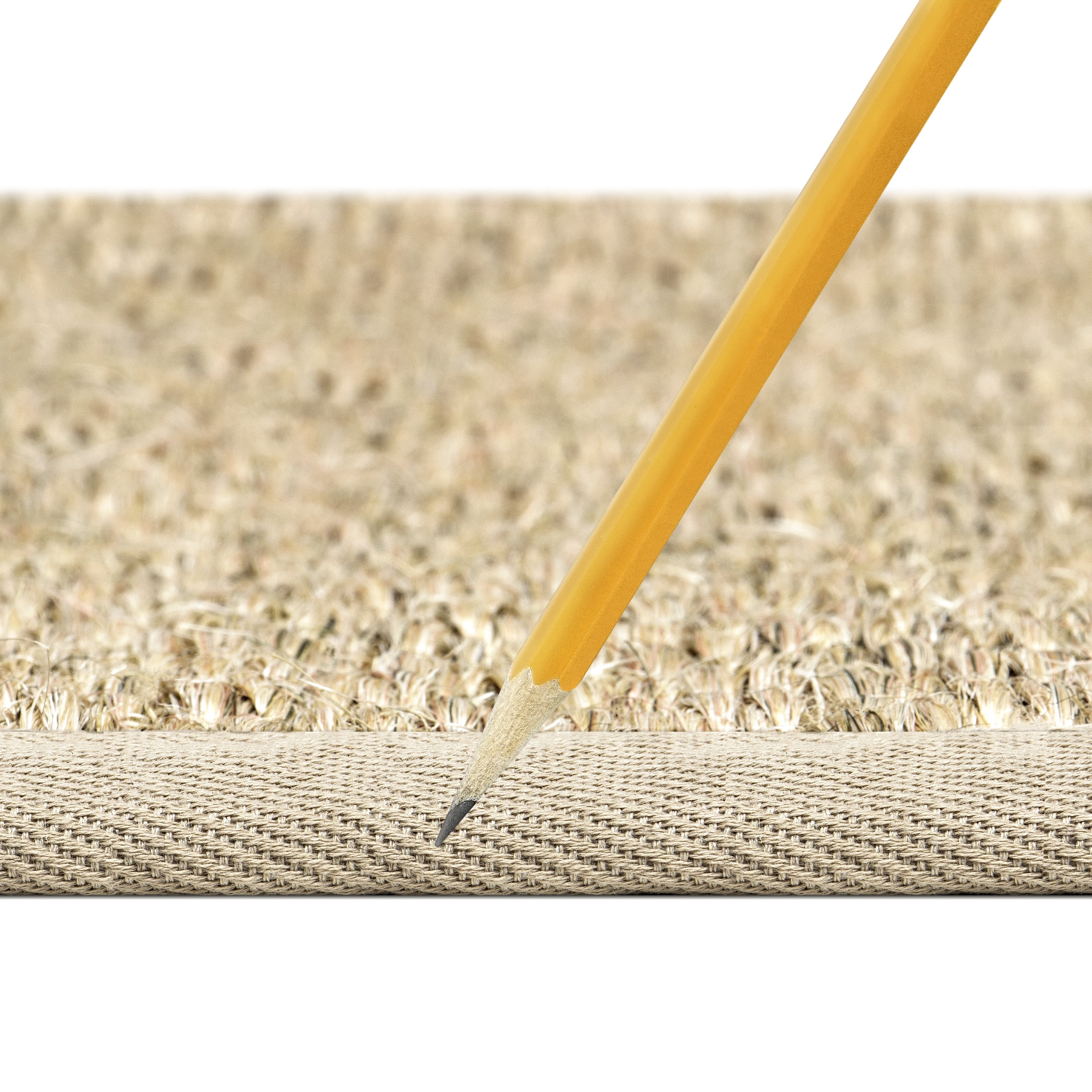 Apache Mills Natural Sisal Flat Woven Farmhouse 5' x 7' Indoor Area Rug
