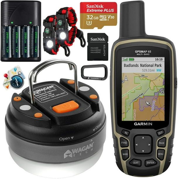 Garmin GPSMAP 65 Handheld Outdoor GPS Navigator with U.S. & Canada Maps