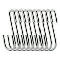 thumbnail image 2 of RuiLing Chrome Finish Steel S hook Cookware Universal Pot Rack Hooks Sturdy Hanging Hooks - Multiple uses for Kitchenware, Pots, Utensils, Plants, Towels - Set of 10, 2 of 10