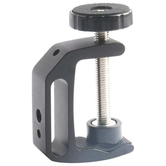 Soporte de escritorio con abrazadera, soporte ajustable de aluminio resistente para cámara DSLR ligera S