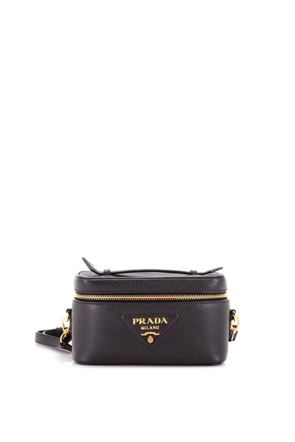 Pre-Owned Convertible Top Handle Vanity Shoulder Bag Vitello Daino Mini By Rebag