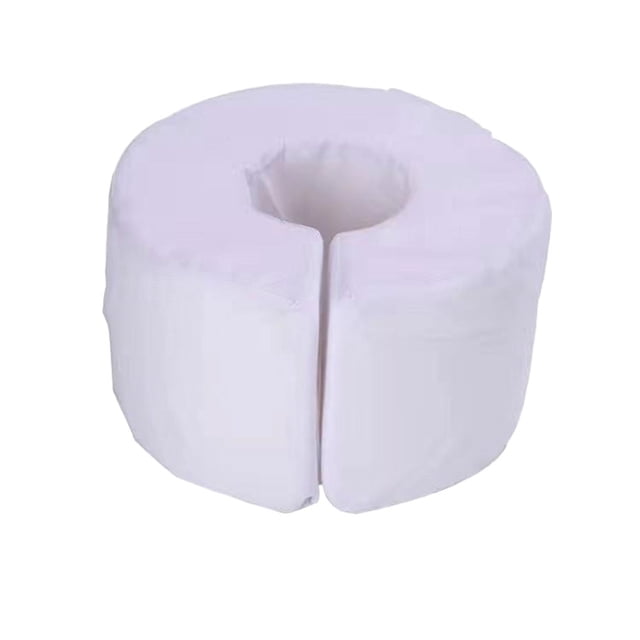 Qarigey Cojín para pies o cojín para soporte de manos, y cómodo, cojín de protección del talón de amplia aplicación Salud blanco