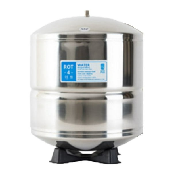 4.5 Gallon Stainless Steel Pressure Tank 1/4" SS for Under Sink Water