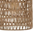 thumbnail image 4 of Lámpara colgante Benzara, pantalla tipo cuerda de 8 pulgadas, color marrón cromado, 4 of 5