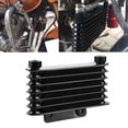 thumbnail image 1 of Cergrey Motorcycle Oil Cooler,Oil Radiator,7 Row Universal Engine Oil Cooler Cooling Radiator For 125-250CC Motorcycle Dirt Bike ATV, 1 of 8