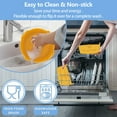 thumbnail image 4 of EIMELI 2022NEW 2PCS Air Fryer Silicone Pot for Ninja Foodi Dual DZ20 Reusable Silicone Air Fryer Liner  Rectangle Air Fryer Basket for Ninja 8 QT Air Fryer Basket Air Fryer Accessories De, 4 of 10