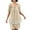 Beige, variant on Ashirexll Two Piece Sets for Women, Fuzzy Pajamas for Women, White Lace Short Sleeve Shorts Pullover Pajama Set Home Clothes