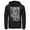 Black, variant on Men's Superman Hidden Hero Glimmer Pull Over Hoodie Athletic Heather Large