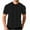 Polka Dot Black, variant on DAFPZW Men's Short Sleeve Waffleknit Shirts, Casual Textured Crew Neck Summer T-Shirts Lightweight Polka Dots Pullover Tees