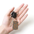 thumbnail image 4 of Wukai Fox And Mushroom Print Rectangular Metal Keychain: Sleek and Durable Key Ring for Securely Holding Keys Perfect for Everyday Use, 4 of 5
