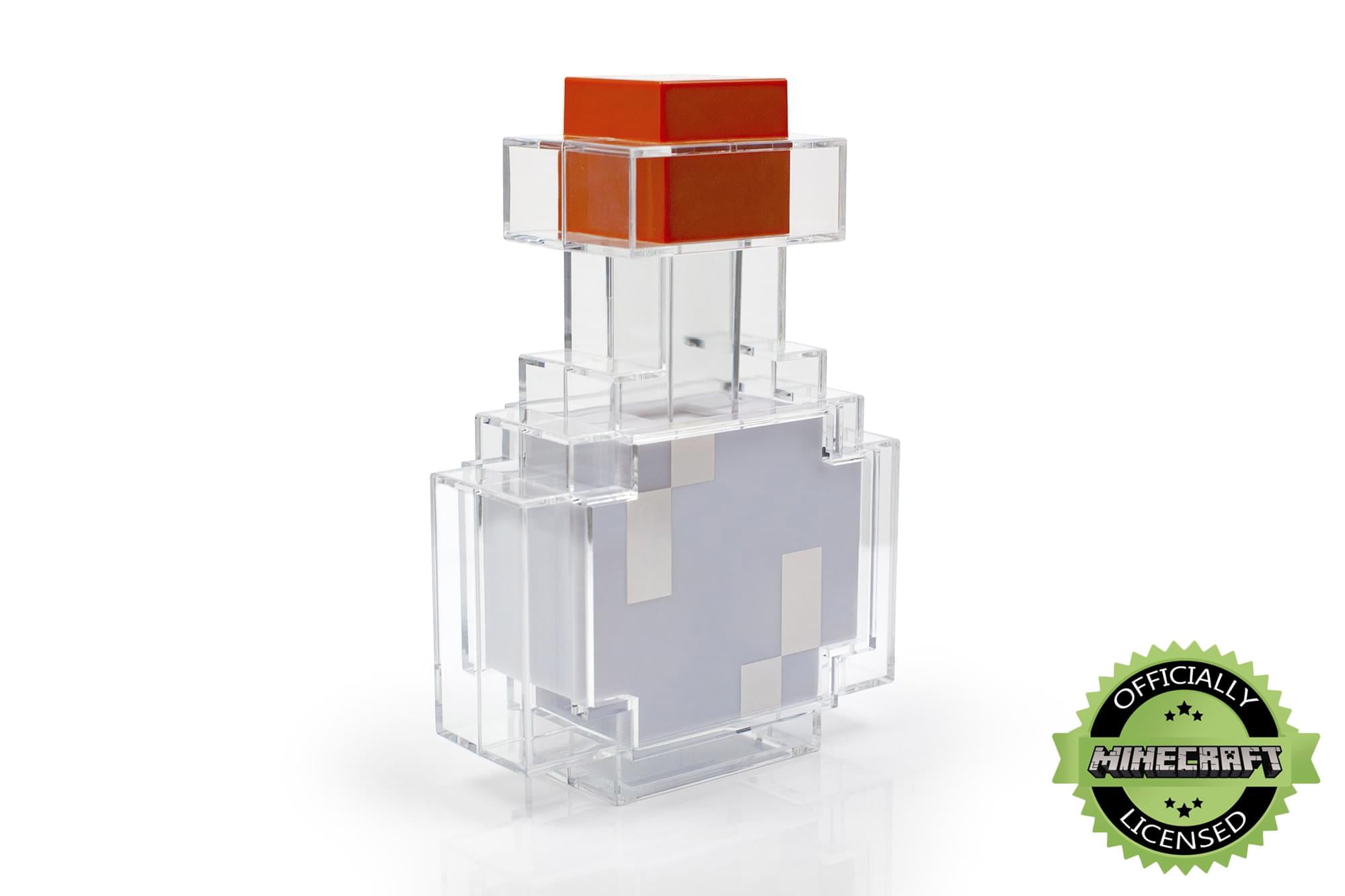Robe Factory RBF-16095-C Minecraft Potion Bottle Color-Changing Led Desk Lamp, 7 Inch Night Light