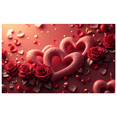 thumbnail image 5 of LUUFILx Romantic Musical Heart Banner Backdrop Decoration for Weddings Parties Valentine's Day Photography Props Event Background Decor Beautiful Design, 5 of 8
