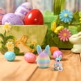 thumbnail image 6 of Toyeng 3D Printed Easter Eggs with Bunny Inside, Easter Basket Stuffers,Articulated,Flexible,Easter Gifts Home Executive Desk Decor,Easter Surprise Rabbit Eggs Rainbow B 8.5*5 cm, 6 of 6