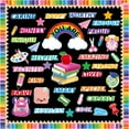 thumbnail image 1 of Guardoinrt Back To School Bulletin Board Decor Set Inspirational suitable for classroom bulletin Paper Cuttings Colorful Cardboard Welcome, 1 of 6