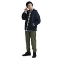 thumbnail image 2 of Boys Pants Boys Winter Pants Lined Thermal Trousers for Kids Thickened Pants for Outdoor Activity in Cold Weather, 2 of 4