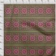 thumbnail image 3 of oneOone Organic Cotton Voile Fabric Leaves & Floral Block Fabric Prints By Yard 42 Inch Wide, 3 of 4