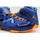 thumbnail image 2 of A i r-Jor-dan MELO M9 NEW SIZE 15 KNICKS AWAY GAME ROYAL BRIGHT CITRUS 551879 409, 2 of 6